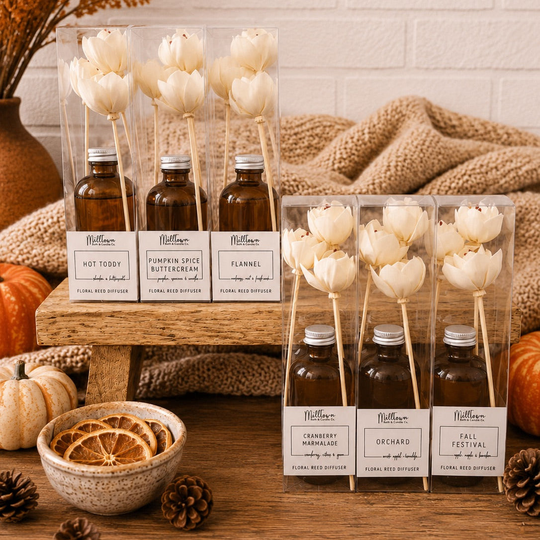 Fall Scented Flamesless Floral Reed Diffusers Thomaston, GA