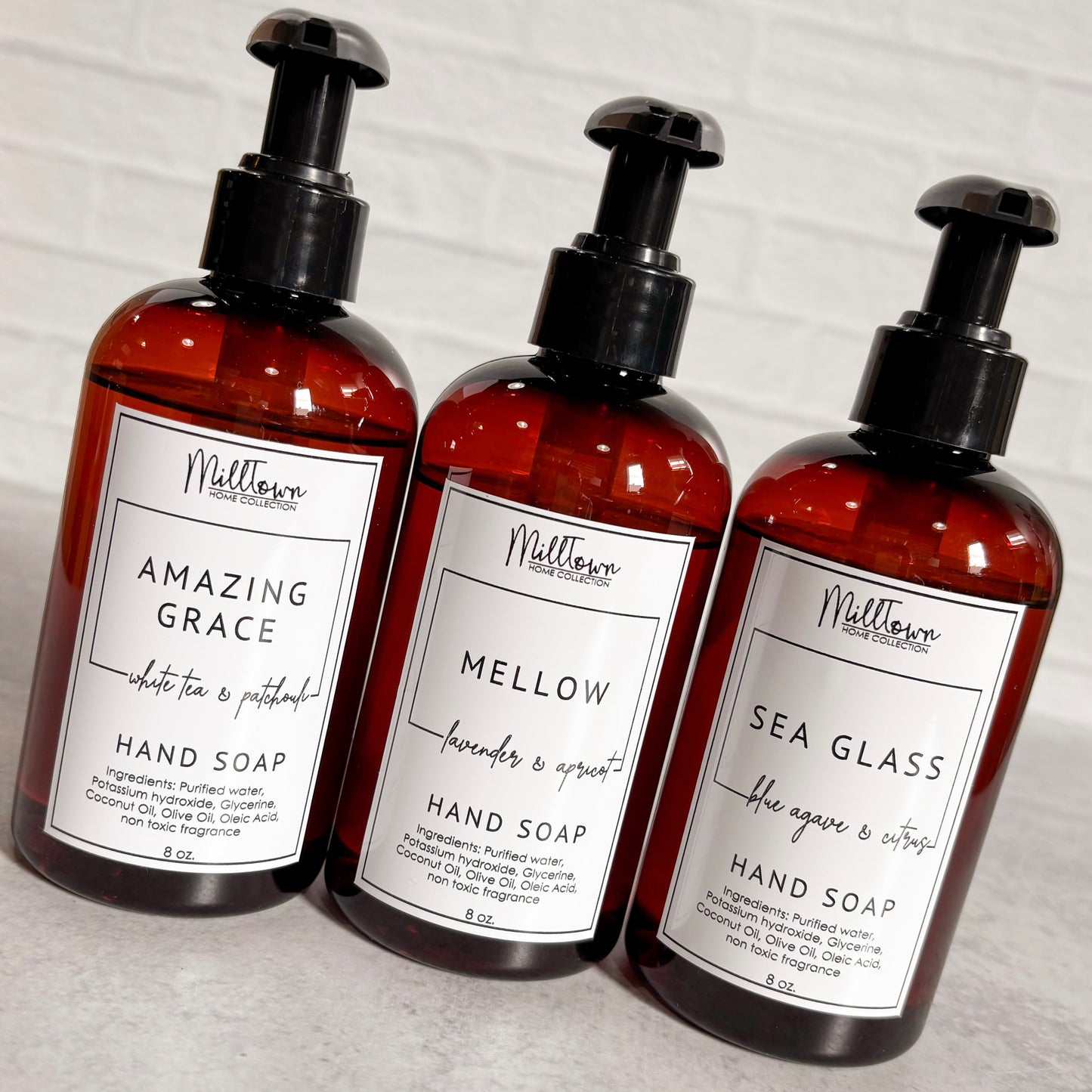Non-toxic liquid hand soap front view
