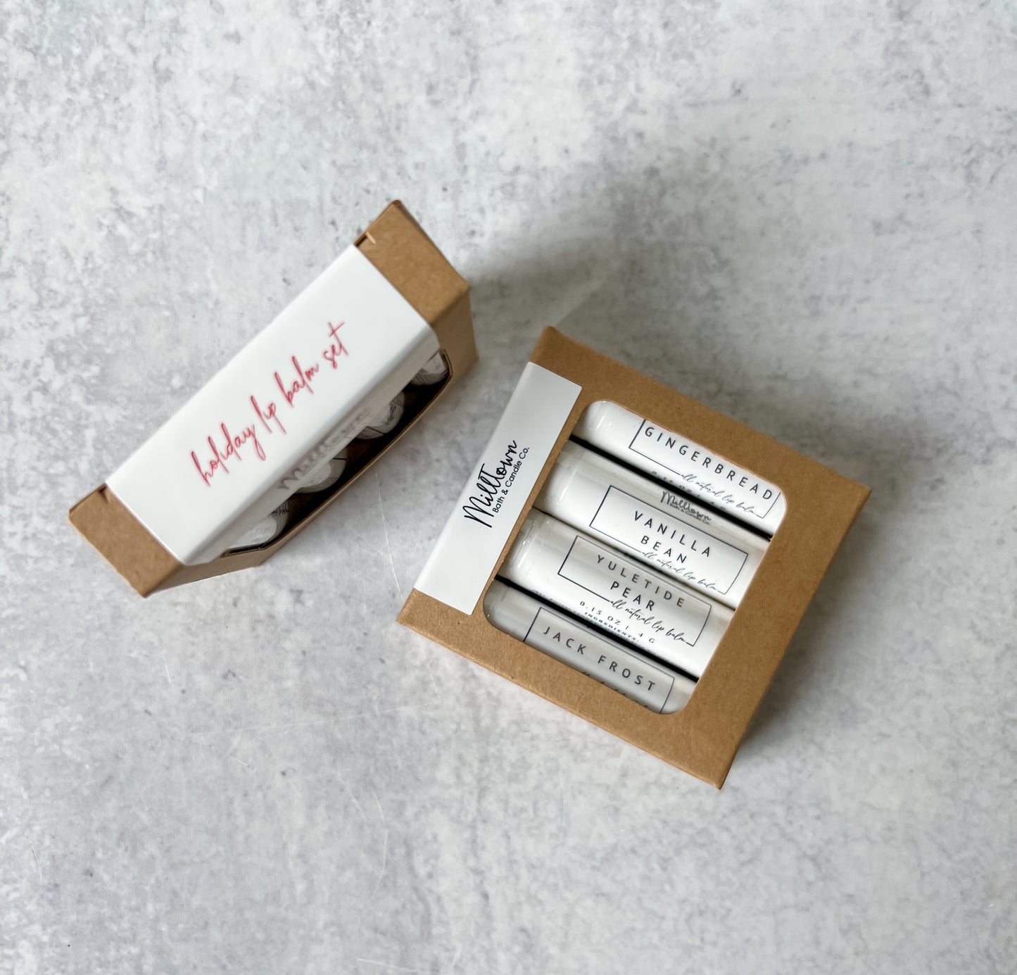 Lip Balm- 4 pack Holiday