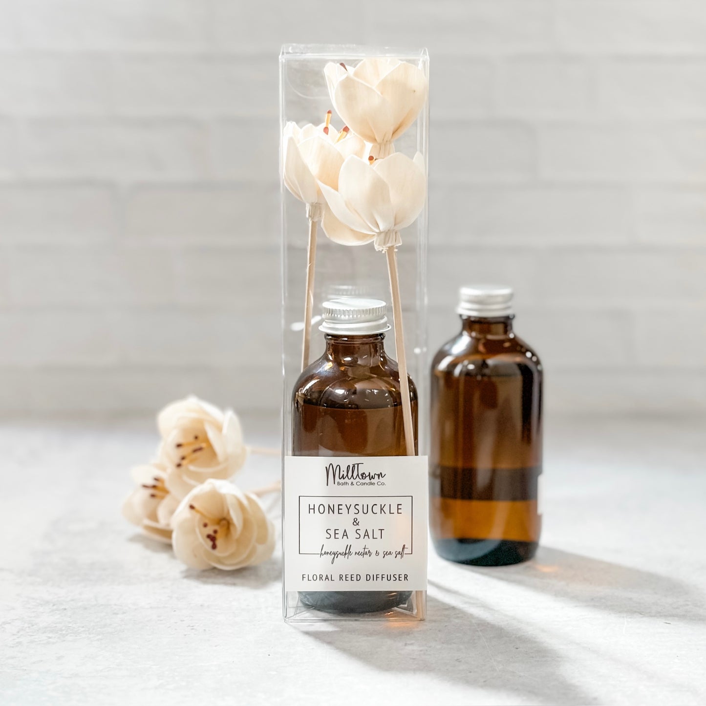 Honeysuckle and Sea Salt Floral Reed Diffuser Thomaston, GA