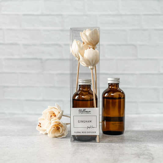 Gingham Floral Reed Diffuser Thomaston, GA