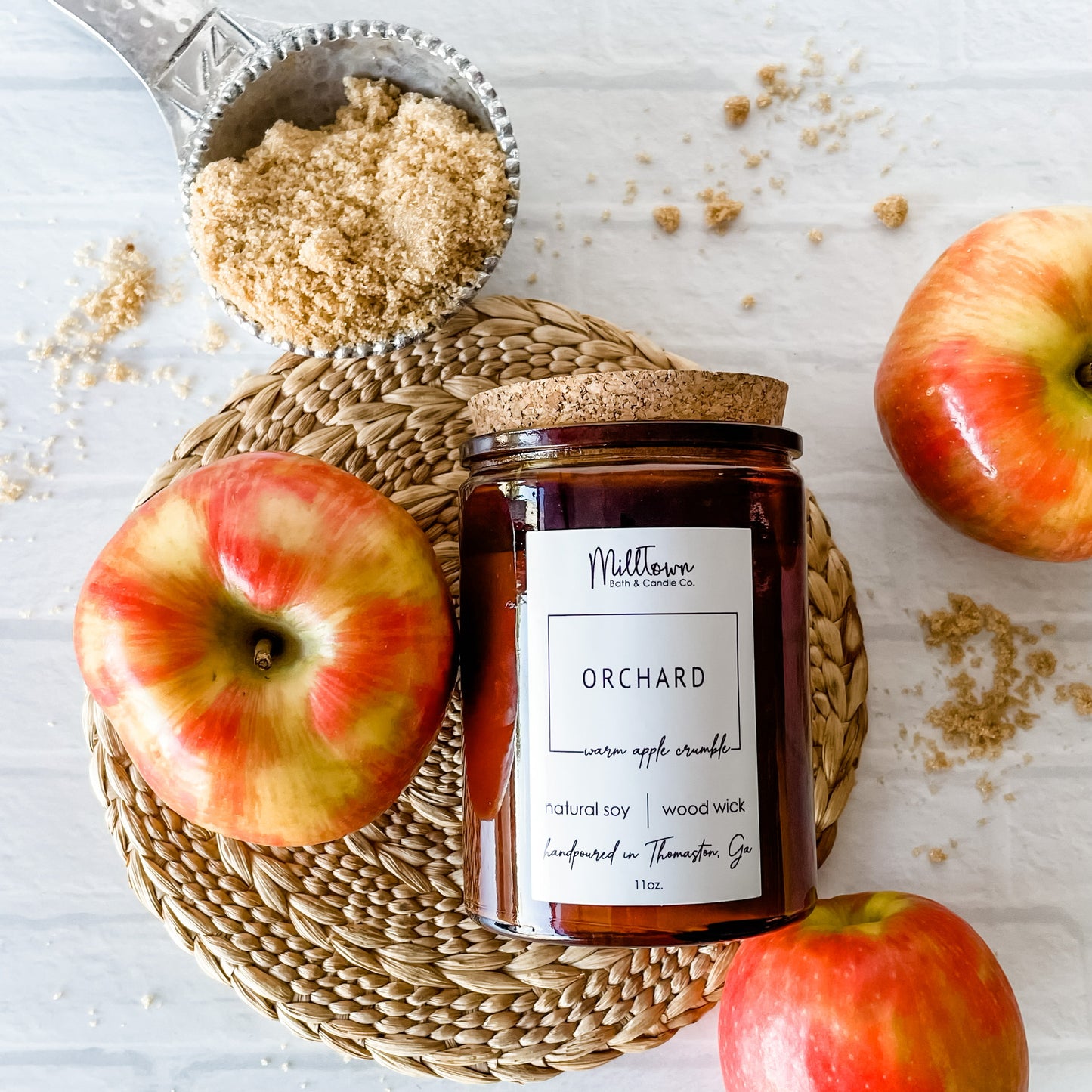 Orchard Close 100% Natural Soy Wax Wood Wick Candle Thomaston, GA