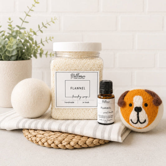 Flannel Laundry Soap and Scent Booster Bundle Handmade Thomaston, GA
