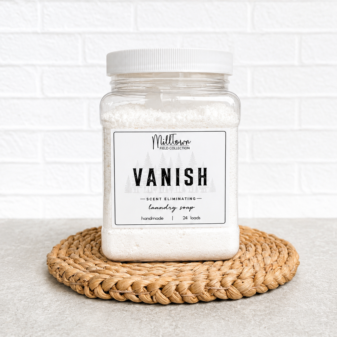 Vanish Scent Eliminating Laundry Soap All Natural Handmade Thomaston, GA