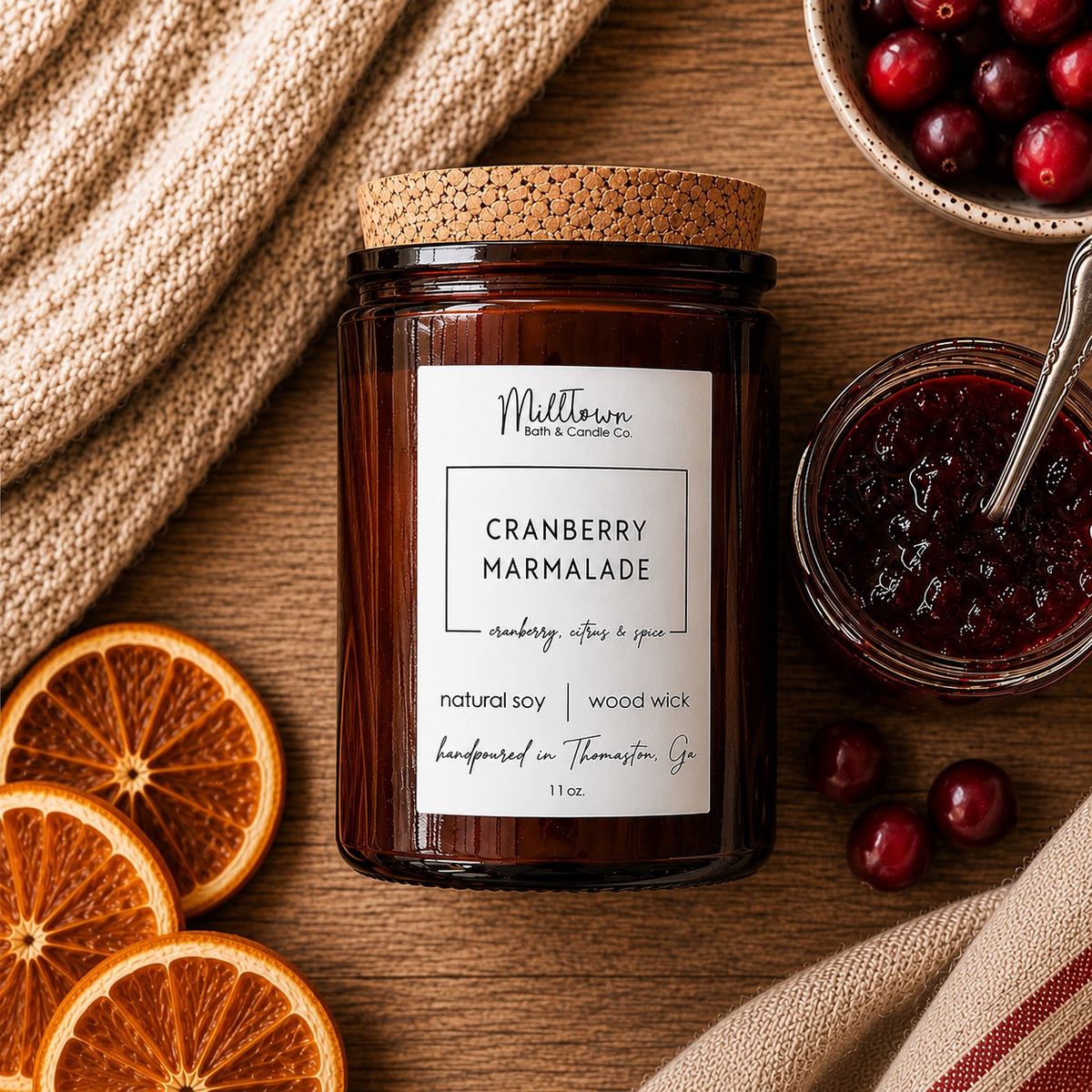 Fall Scented Soy Wax Candle Thomaston, GA
