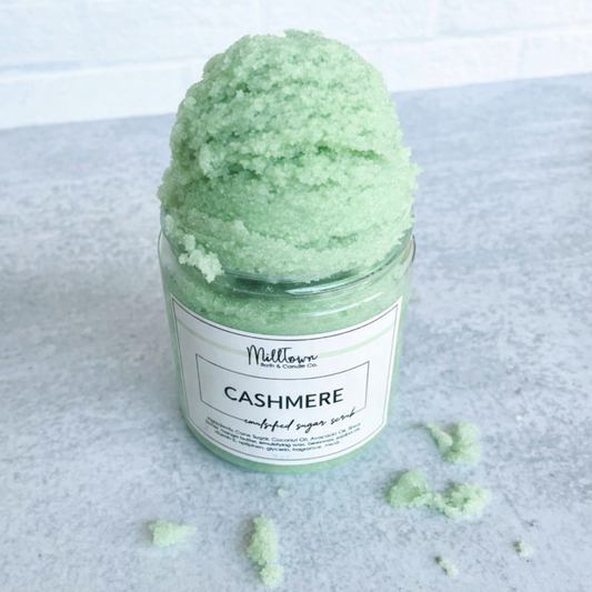 Cashmere Sugar Scrub Non Toxic Handmade Thomaston GA