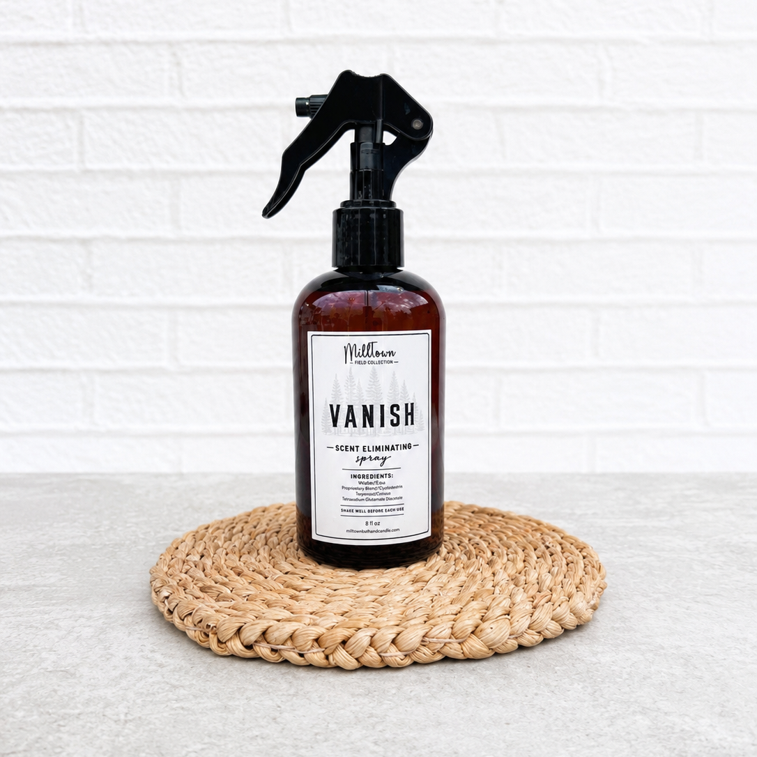 Vanish Scent Eliminating Spray Hunting Spray All Natural Non Toxic Handmade Thomaston, GA