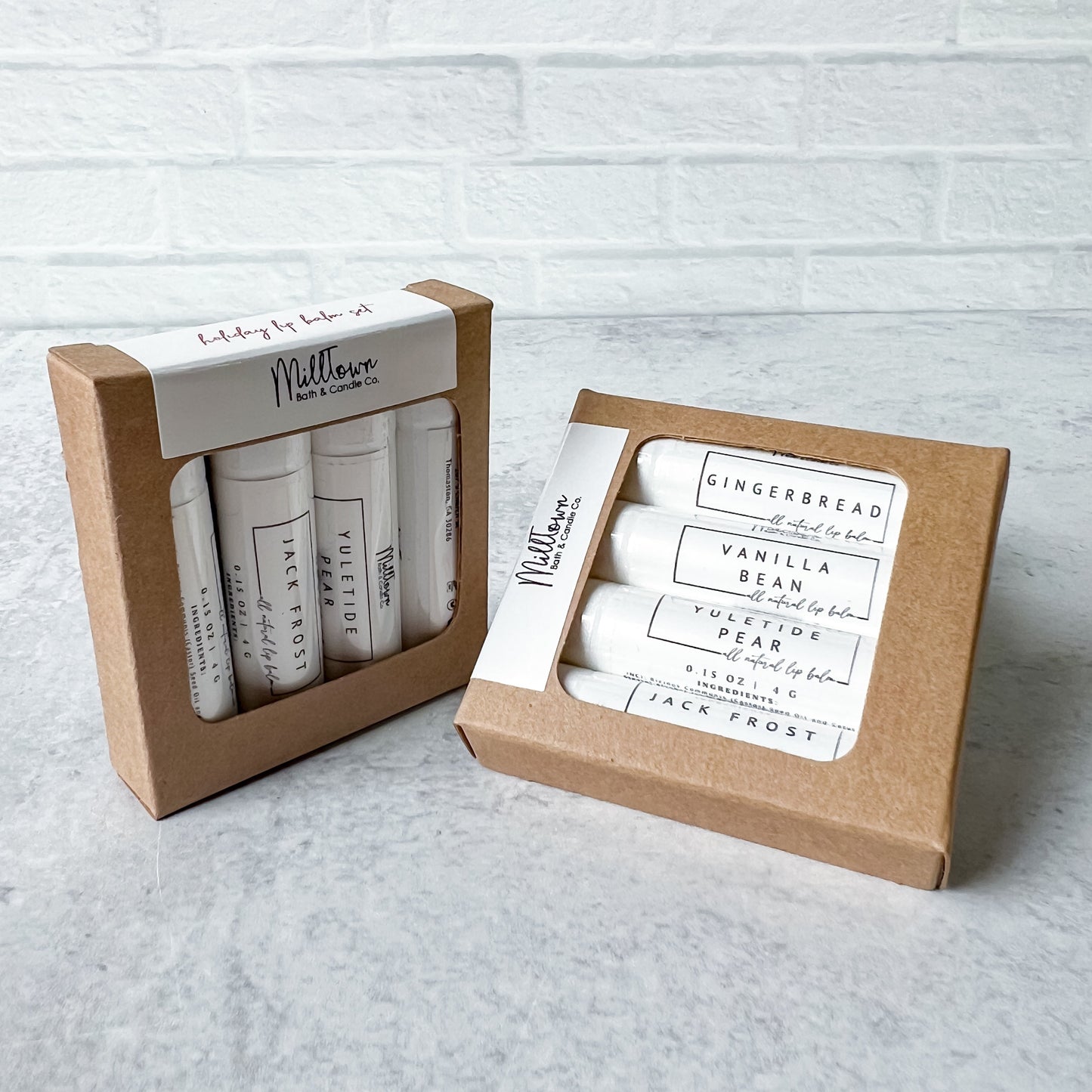 Lip Balm- 4 pack Holiday