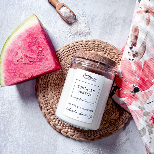 Southern Sunrise Soy Candle Thomaston, GA Non-Toxic