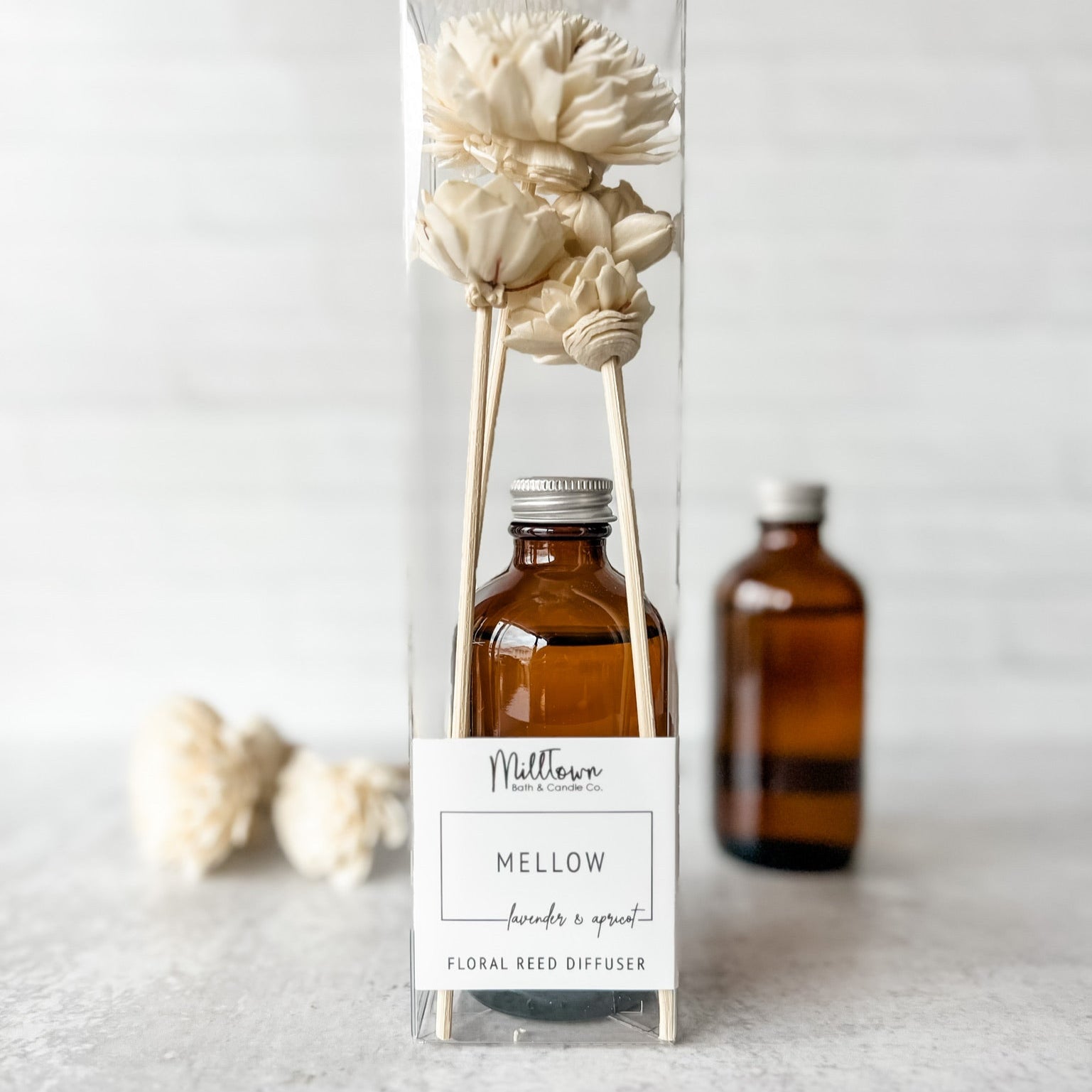 Pretty Reed Diffuser Floral Reed Diffusers – MillTown Bath & Candle Company