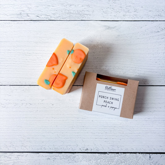 Porch Swing Peach Handmade Soap Thomaston, GA
