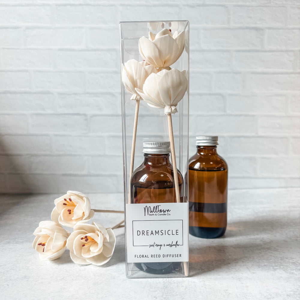Dreamsicle Floral Reed Diffuser