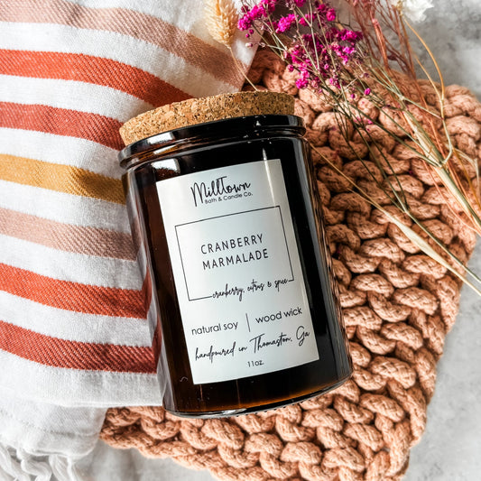 Cranberry Marmalade Fall Collection Soy Candle Thomaston, GA
