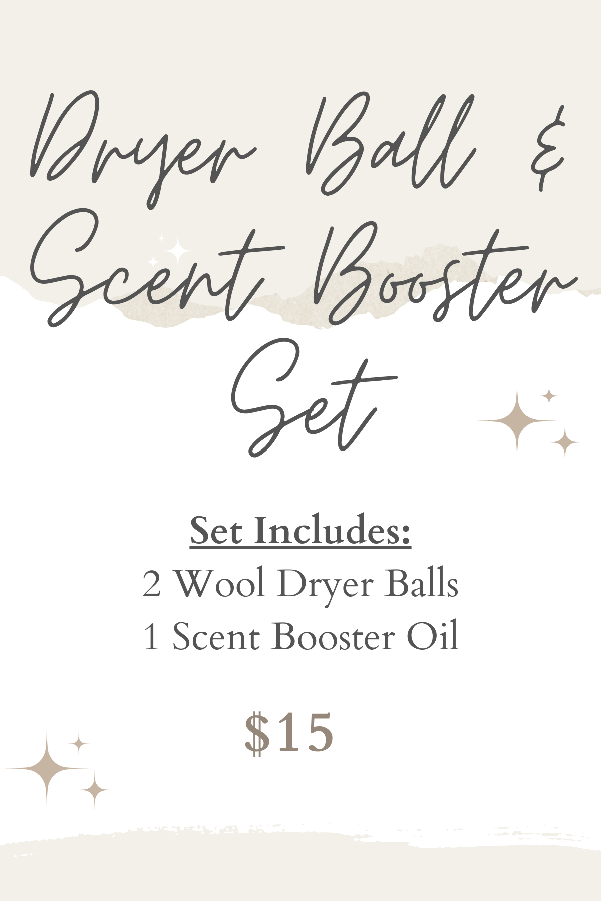 Dryer Ball + Scent Booster Set