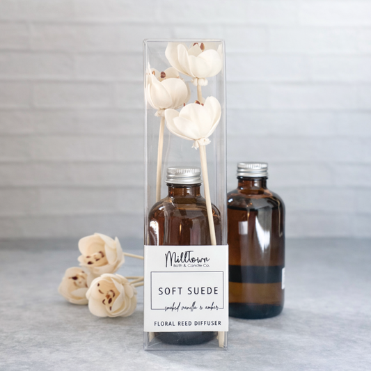 Soft Suede Floral Reed Diffuser Thomaston, GA