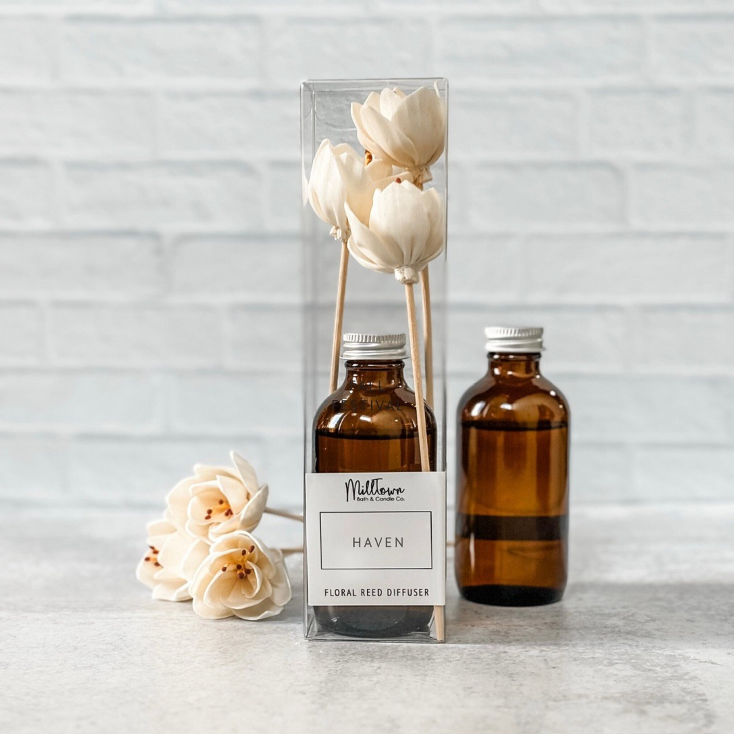Floral Reed Diffusers โ MillTown Bath & Candle Company