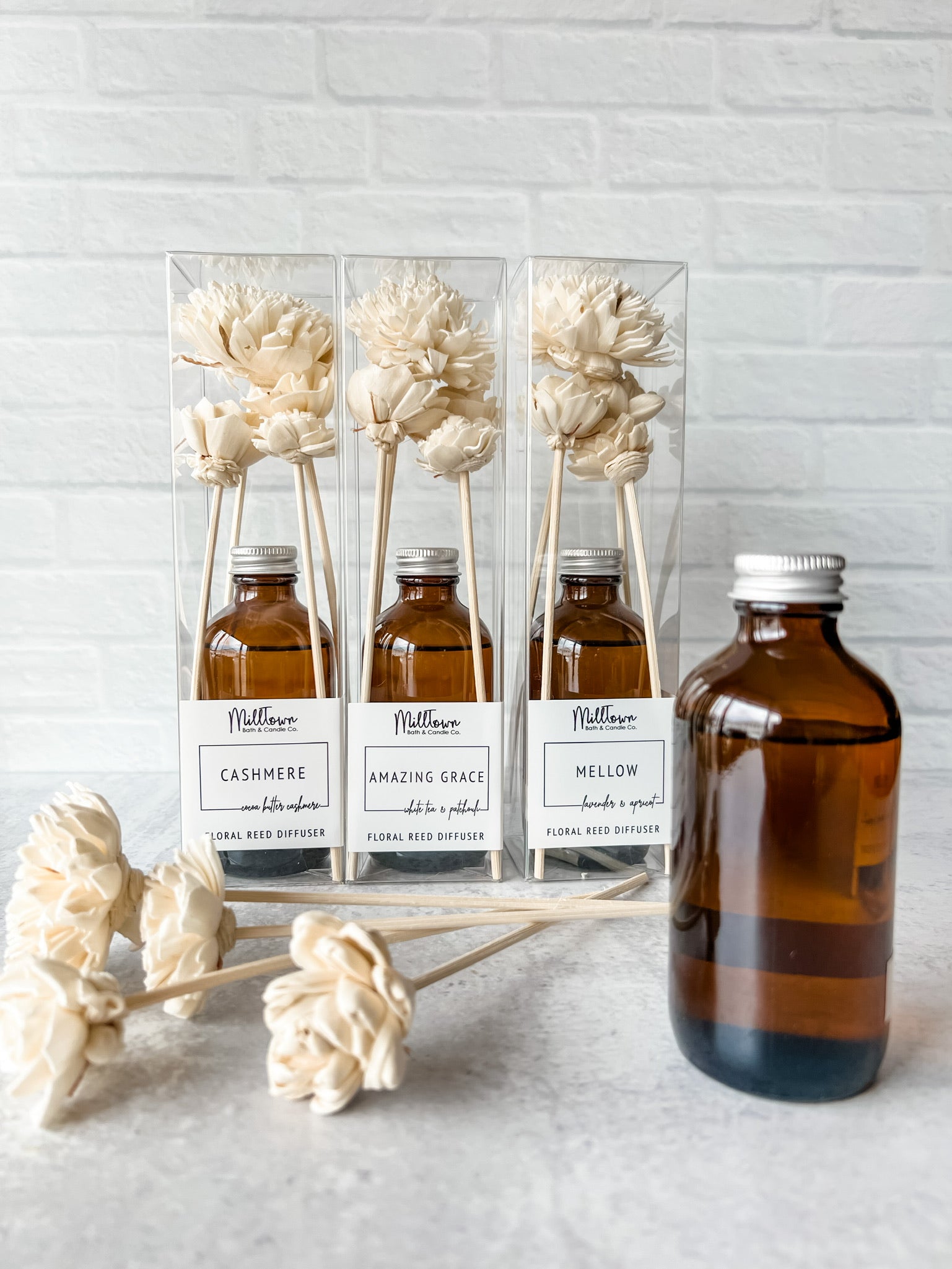 Floral Reed Diffusers – MillTown Bath & Candle Company