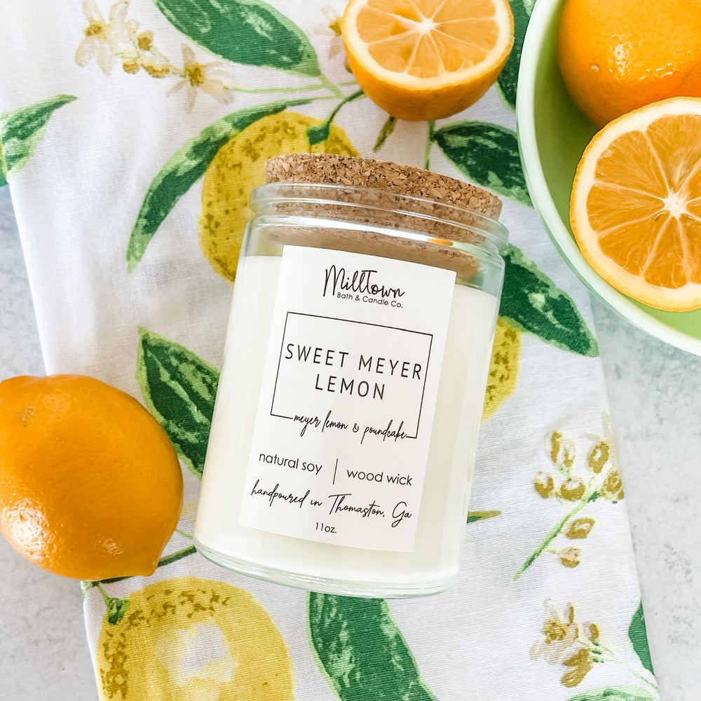 Sweet Meyer Lemon Soy Candle