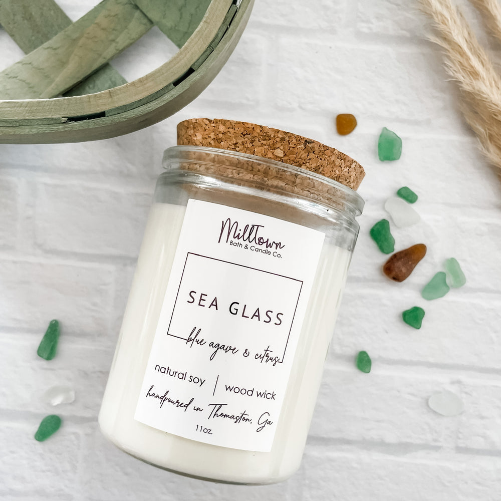 Sea Glass Soy Candle