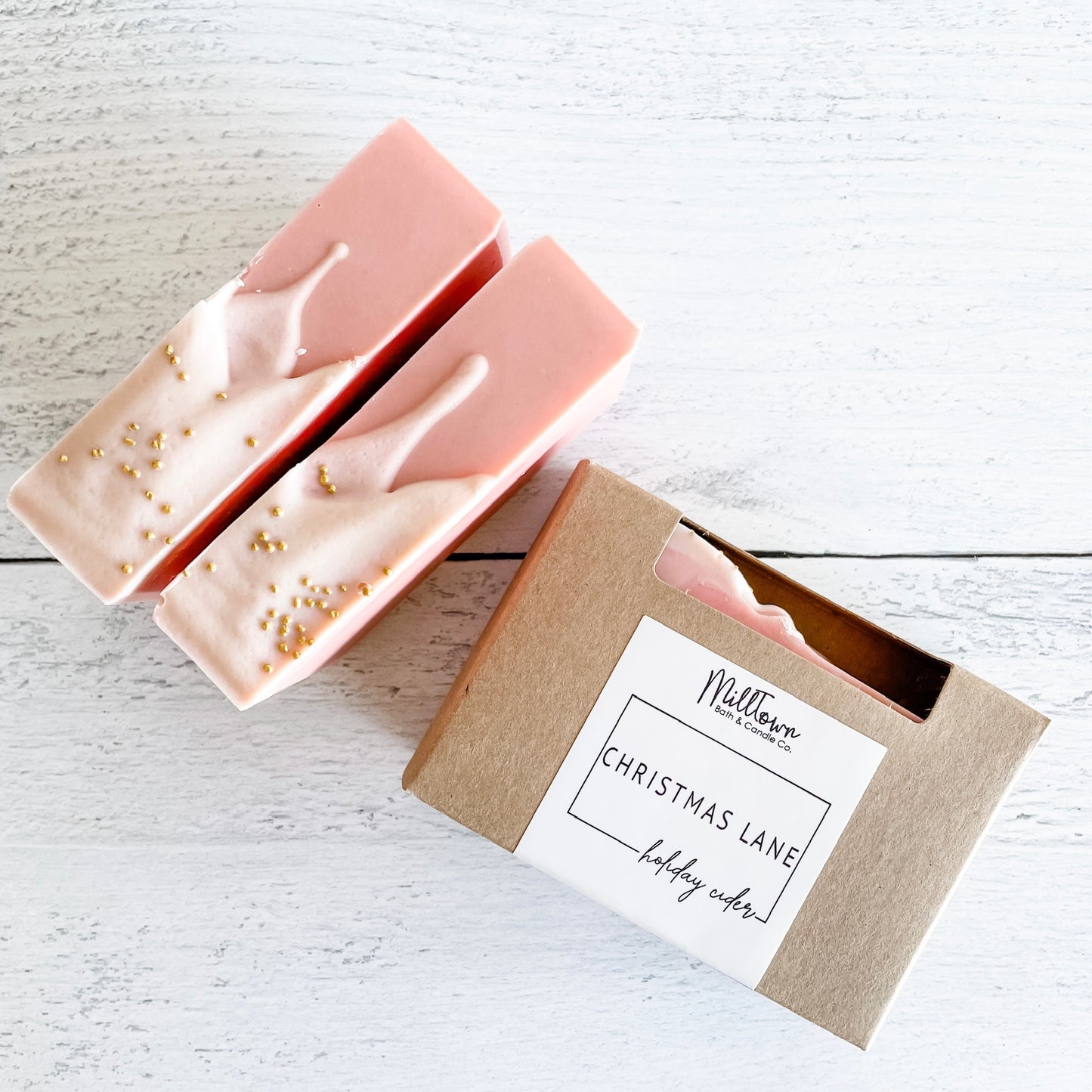 Christmas Lane Boxed Bar Soap Handmade Non Toxic Thomaston, GA 